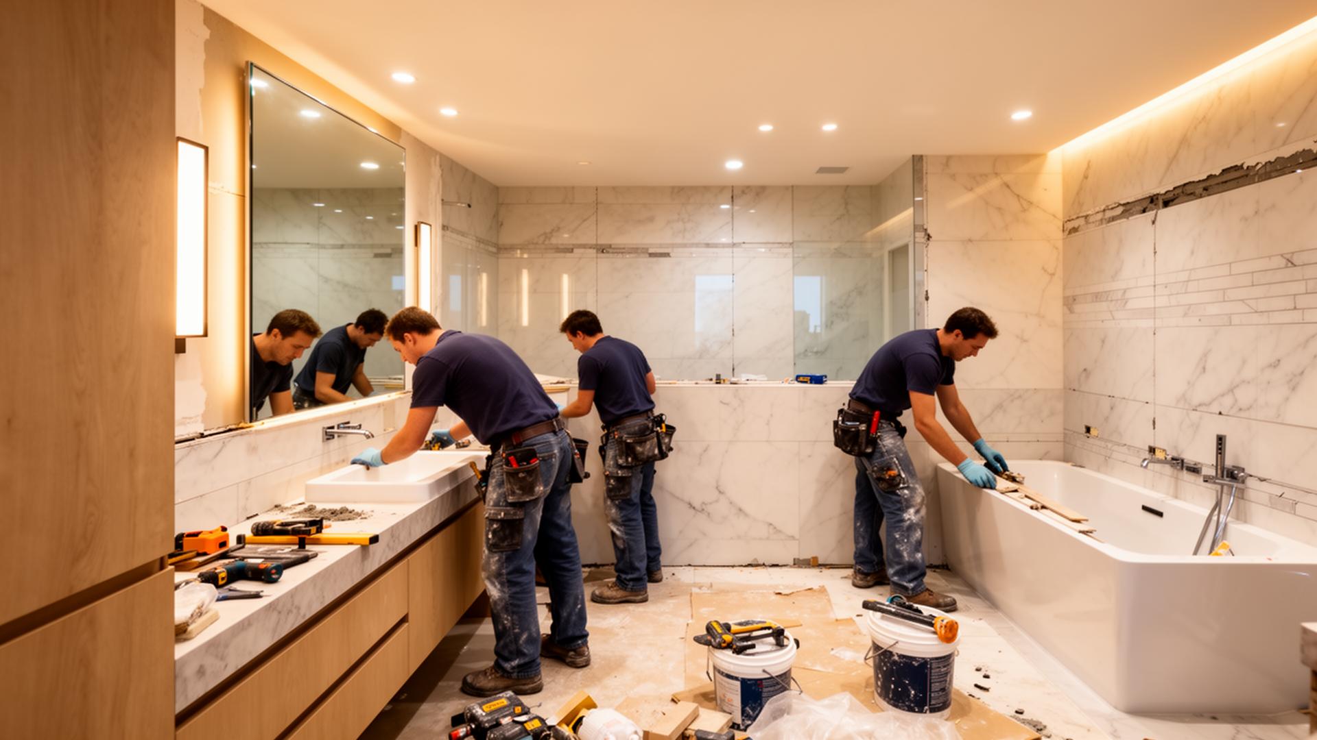 Equipo de reformas de baños DuchaVip Madrid